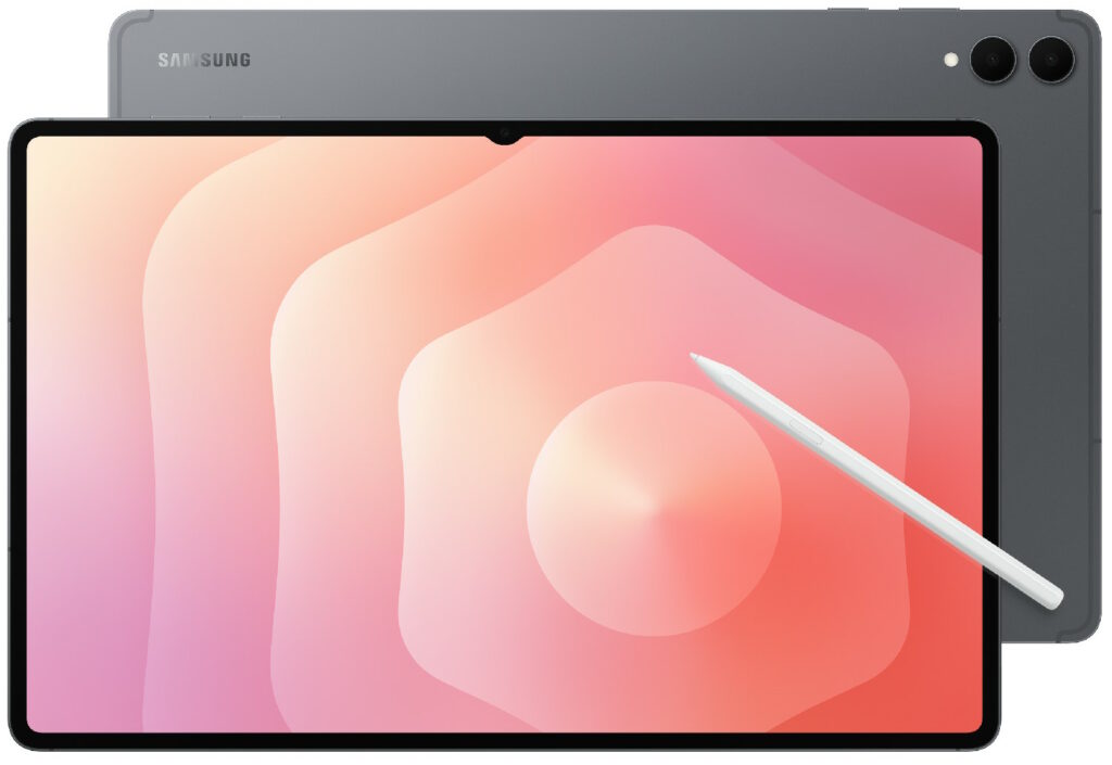 Galaxy Tab S11 Ultra (face et dos) avec stylet